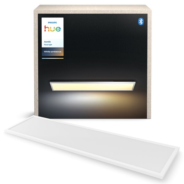Hue Aurelle přisazený LED panel REC (obdelníkový) 120x30cm, bílá
