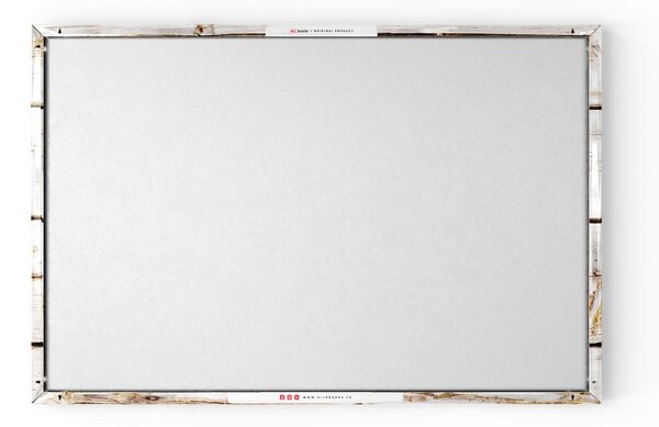 ALLboards METAL MB96_00104 Magnetická kovová tabule bílá prkna 90x60 cm