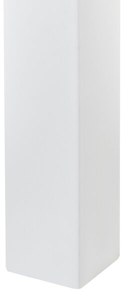 Zvýšené lůžko Borovicové dřevo STAPLE 90 x 200 cm se skluzavkou Bílá