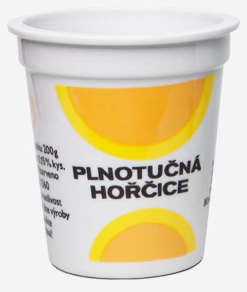 Porcelánový kelímek Plnotučná hořčice