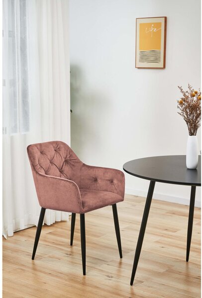 Set 2 ks jídelních židlí SJ.030, růžová