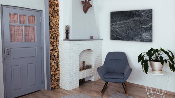 ALLboards METAL MB96_00099 Magnetická kovová tabule tmavý kámen 90x60 cm