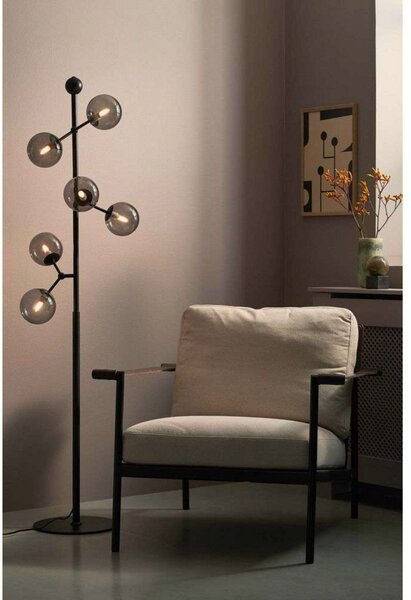 Stojací Lampa Halo Design, Bílá, Obývací pokoj, Kov