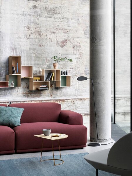 Stojací Lampa Muuto, stmívatelné, Bílá, Obývací pokoj, Hliník