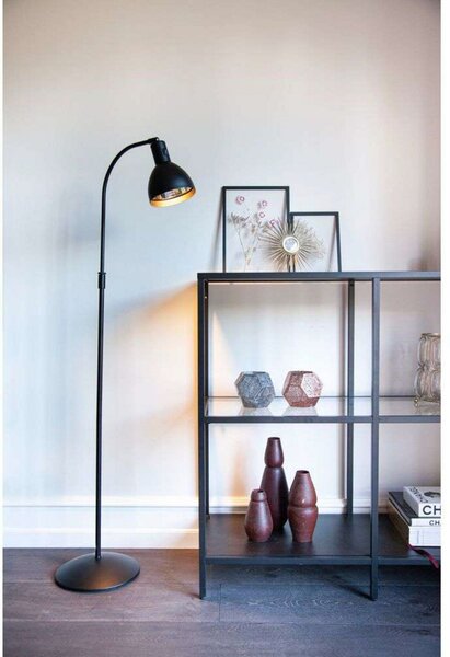 Stojací Lampa Halo Design, Šedá, Obývací pokoj, Kov