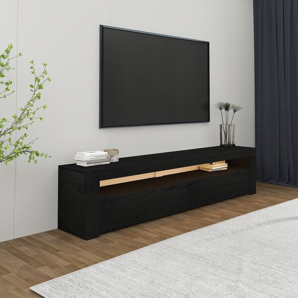 TV stolek/skříňka Bounty (černé dřevo). Akce -20%