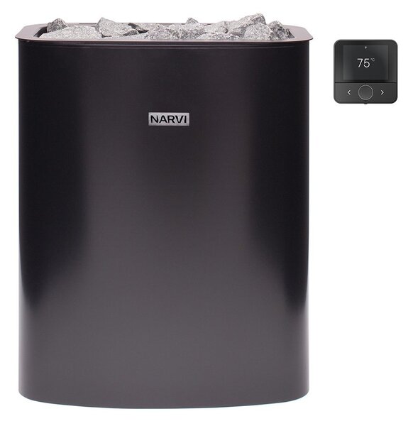 Narvi saunová kamna elektrická NC Electric Flow Wifi 6,0 kW, black