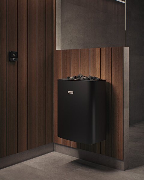 Narvi saunová kamna elektrická NC Electric Flow Wifi 6,0 kW, black