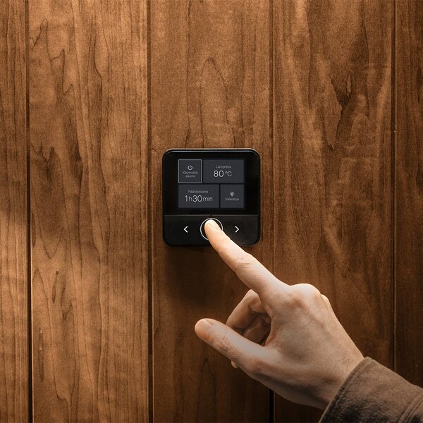 Narvi saunová kamna elektrická NC Electric Flow Wifi 6,0 kW, black