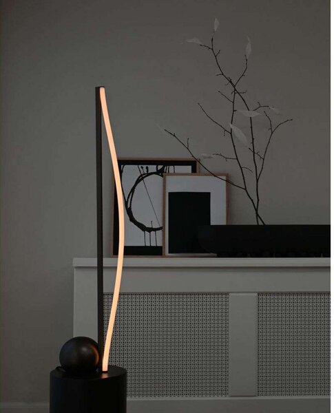 Stojací Lampa 101 COPENHAGEN, stmívatelné, Bronzová / starobylá mosaz, Obývací pokoj, Hliník