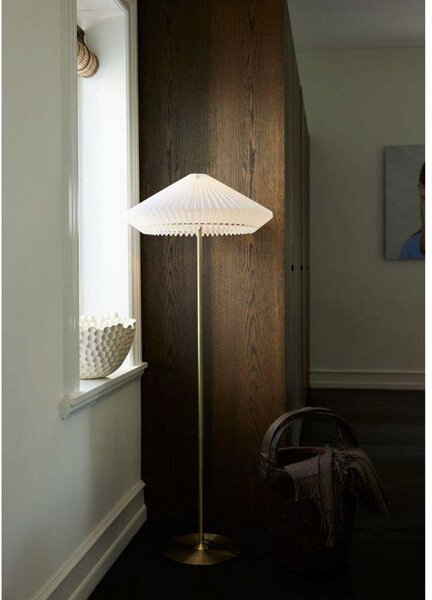 Stojací Lampa Halo Design, Bílá, Obývací pokoj, Kov