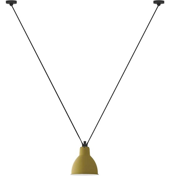 Závěsná svítidlo Lampe Gras, Žlutá, Obývací pokoj, Kov