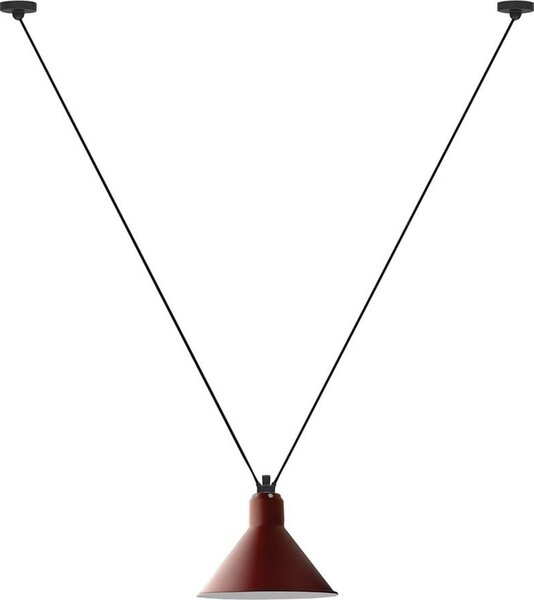 Závěsná svítidlo Lampe Gras, Červená, Obývací pokoj, Kov