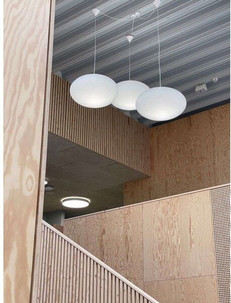 Závěsná svítidlo CPH Lighting, Bílá, Obývací pokoj, Plast
