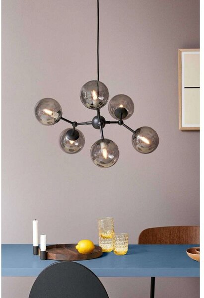 Závěsná svítidlo Halo Design, Zlatá / mosazná, Jídelna, Kov