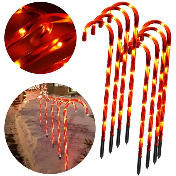 LED světelné hůlky - 72cm sada 18ks, 64 LED, IP44, teplá bílá