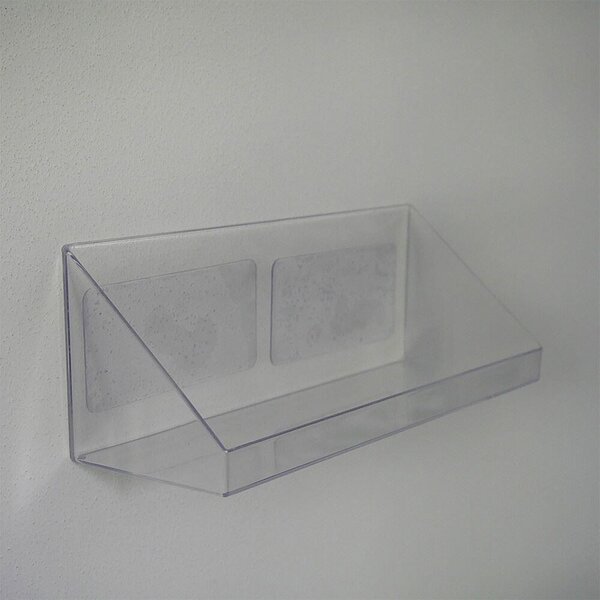 4Leaders Nalepovací kosmetická polička průhledná 23,2×8,2×8,5 cm