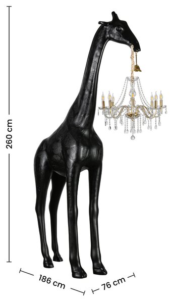 STOJACÍ LAMPA, 186/75/260 cm Glandor - Stojací lampy