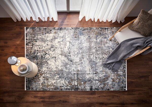 TKANÝ KOBEREC, 120/180 cm šedá, vícebarevná Dieter Knoll - Tkané koberce