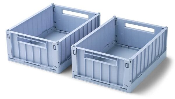 Skládací přepravka Weston Dusty Lavender Small – set 2 ks
