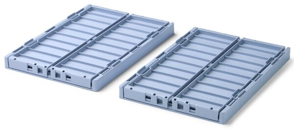 Skládací přepravka Weston Dusty Lavender Medium – set 2 ks