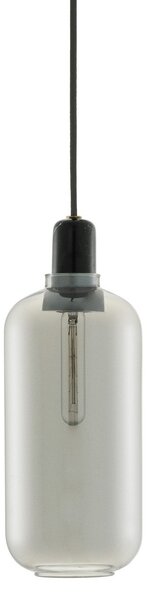 Závěsná svítidlo Normann Copenhagen, Šedá, Obývací pokoj, Sklo