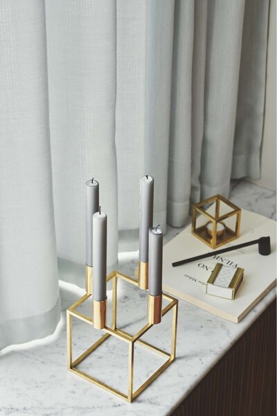 Audo Copenhagen Svícen Kubus T - Brass BLS169