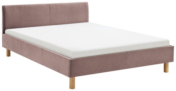 ČALOUNĚNÁ POSTEL, 140/200 cm starorůžová Livetastic - Jednolůžkové postele, Online Only