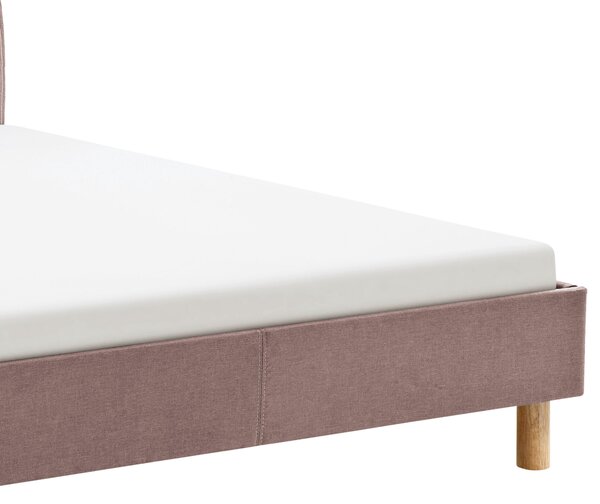 ČALOUNĚNÁ POSTEL, 140/200 cm starorůžová Livetastic - Jednolůžkové postele, Online Only