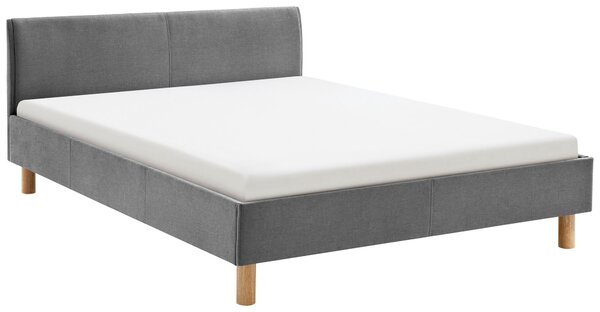 ČALOUNĚNÁ POSTEL, 120/200 cm světle šedá Livetastic - Jednolůžkové postele, Online Only