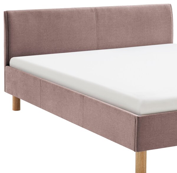 ČALOUNĚNÁ POSTEL, 140/200 cm starorůžová Livetastic - Jednolůžkové postele, Online Only