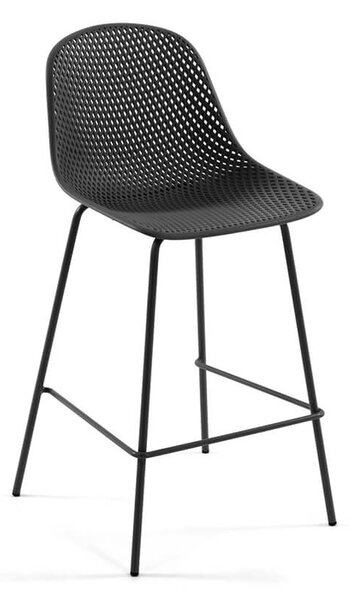 Barová židle binqui 75 cm šedá
