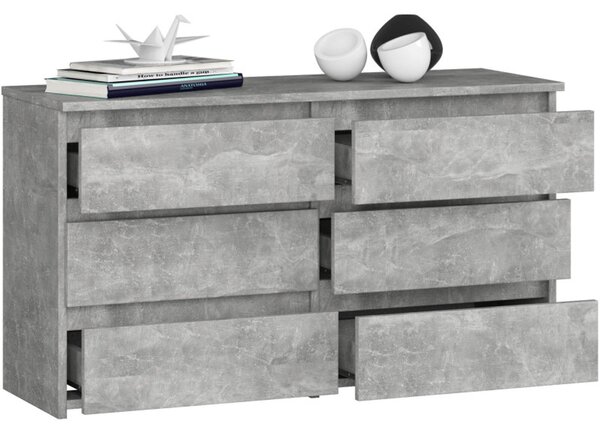 Komoda CL100 6SZ - beton