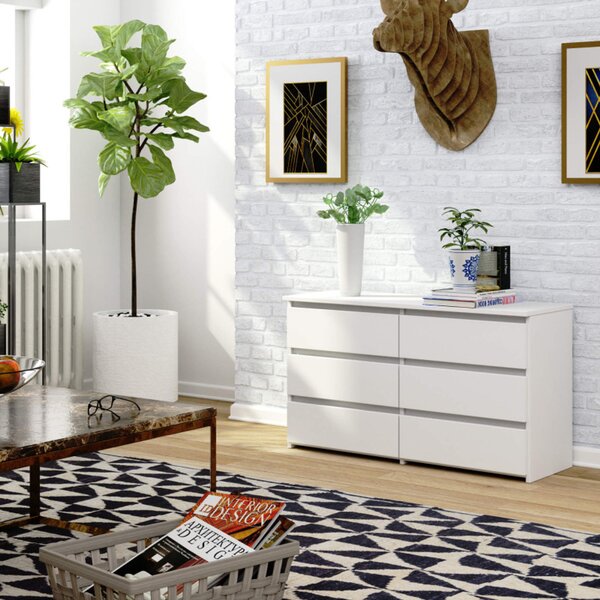 Komoda CL100 6SZ - bílá