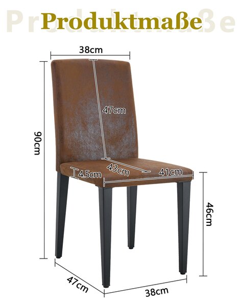 Sada čtyř jídelních židlí, minimalistický design, evropský styl, potažené látkou, kovové nohy, moderní. Béžová barva