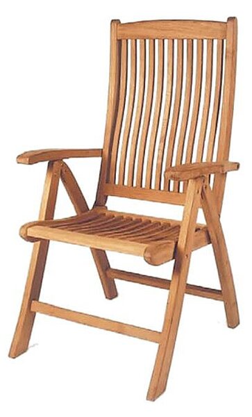 Zahradní polohovatelné křeslo RIVIERA (teak)