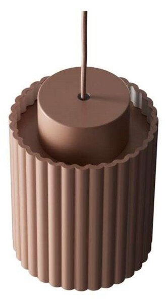 Závěsná svítidlo Pholc, Pudrová, Obývací pokoj, Hliník