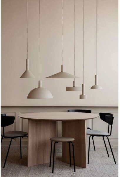 Závěsná svítidlo ferm LIVING, Béžová, Jídelna, Kov
