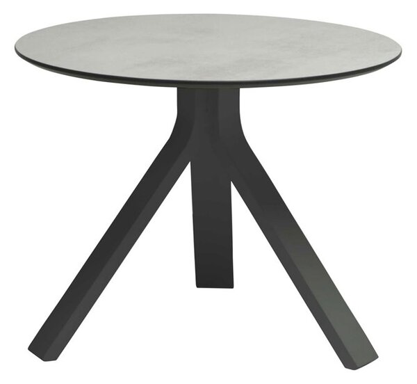 Stern Odkládací stolek Freddie, Stern, kulatý 60x48 cm, rám lakovaný hliník barva dle vzorníku, deska HPL Silverstar 2.0 dekor dle vzorníku