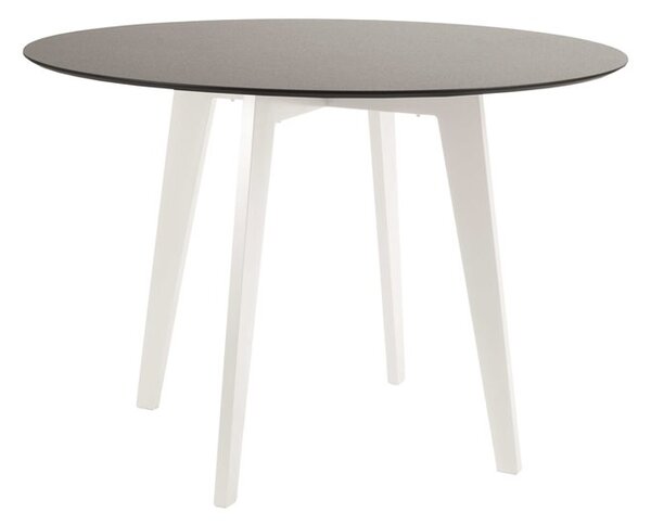 Stern Jídelní stůl, Stern, kulatý 110x75 cm, rám lakovaný hliník barva dle vzorníku, deska HPL Silverstar 2.0 dekor dle vzorníku