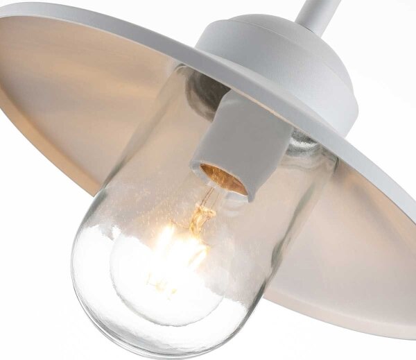 Elstead  KLAMPENBORG-WHT- Venkovní svítidlo KLAMPENBORG 1xE27/60W/230V IP44 bílá