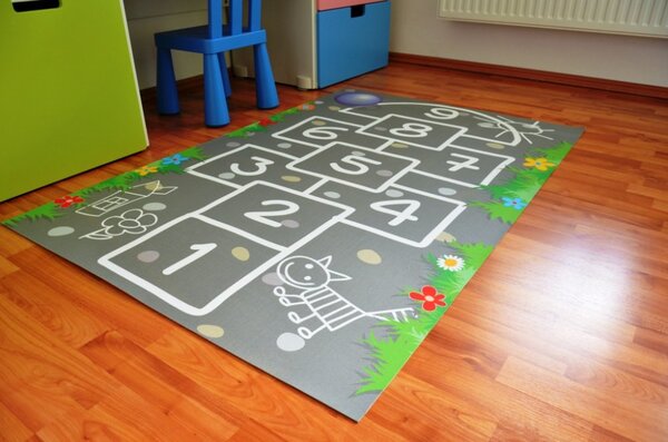 VOPI Dětský koberec Hrací koberec Panák achoka ROZMĚR: 100x150 cm