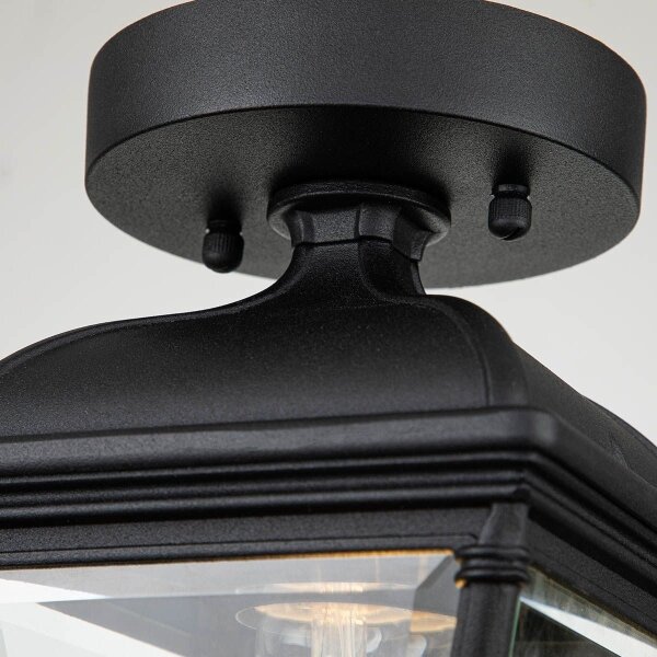 Elstead  BAYVIEW-PORCH-BK - Venkovní strop. svítidlo BAYVIEW 1xE27/60W/230V IP44