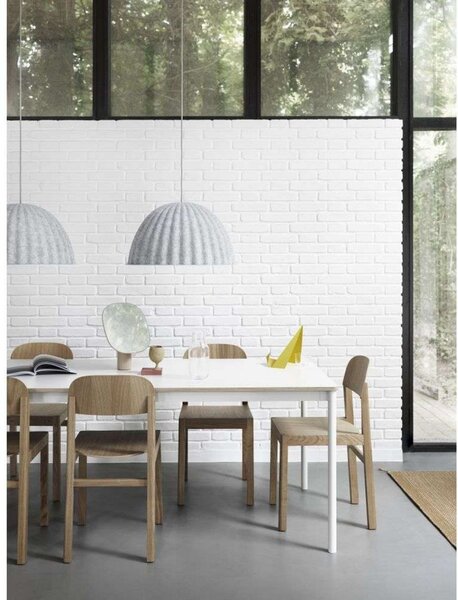 Závěsná svítidlo Muuto, stmívatelné, Zelená, Obývací pokoj, Tkanina / Textil