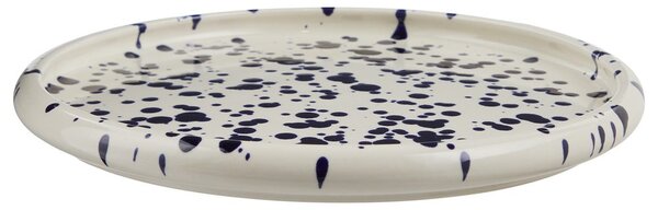 BOOGY SPLASH Snídaňový talíř 21 cm - tm. modrá