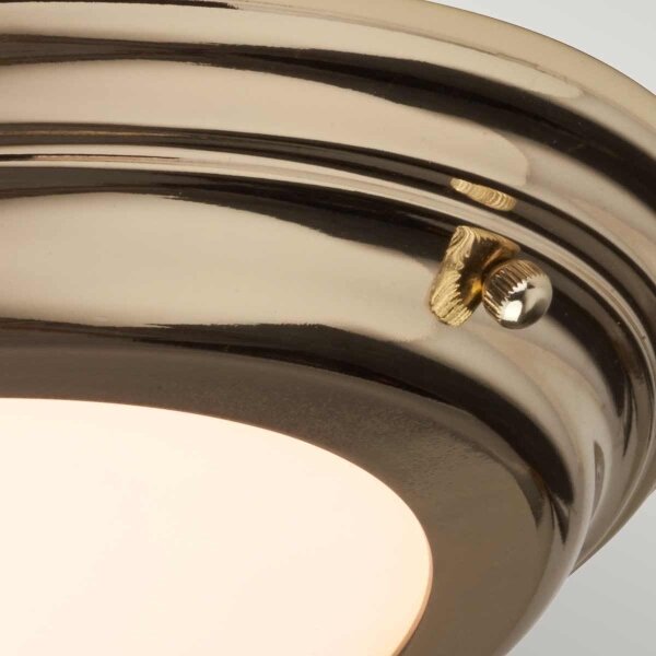 Elstead WELLAND-F-PB - LED Stropní svítidlo WELLAND LED/25W/230V 3000K zlatá