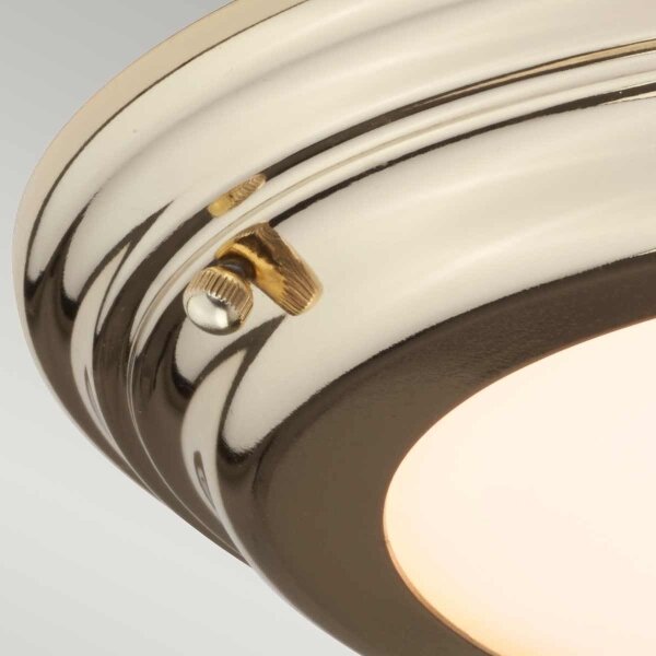 Elstead WELLAND-F-PB - LED Stropní svítidlo WELLAND LED/25W/230V 3000K zlatá
