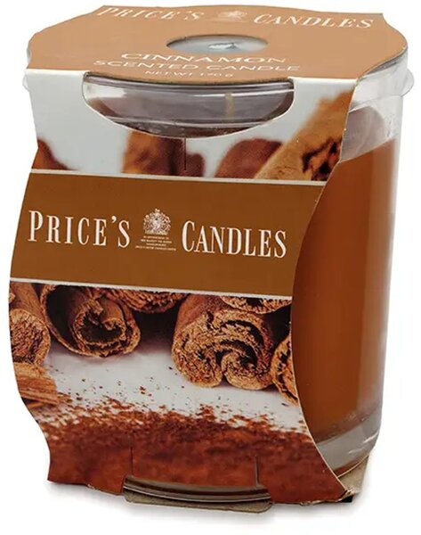 Price’s FRAGRANCE vonná svíčka ve skle Skořice - hoření 45h