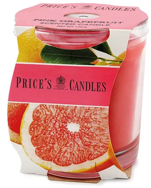 Price’s FRAGRANCE vonná svíčka ve skle Růžový grapefruit - hoření 45h