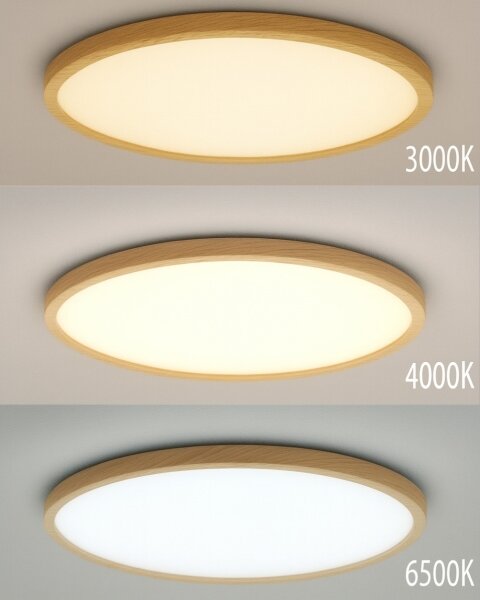 LED Stropní svítidlo LED/24W/230V 3000/4000/6500K pr. 30 cm béžová